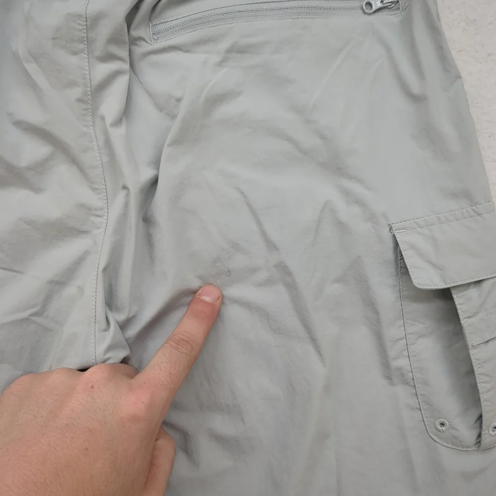 Columbia PFG Omni-Shade Cargo Shorts Mens Small Outdoor Hiking Fishing Nylon